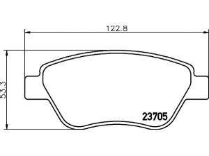 HELLA PAGID 8DB 355 011-871 stabdžių trinkelių rinkinys, diskinis stabdys 
 Techninės priežiūros dalys -> Papildomas remontas
77362179, 77363992, 77362179, 77362743