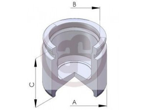 AUTOFREN SEINSA D02562 stūmoklis, stabdžių apkaba 
 Stabdžių sistema -> Stabdžių matuoklis -> Stabdžių dalys