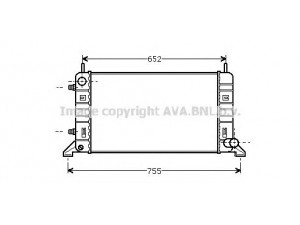 AVA QUALITY COOLING FD2079 radiatorius, variklio aušinimas 
 Aušinimo sistema -> Radiatorius/alyvos aušintuvas -> Radiatorius/dalys
86AB8005EF, 86AB8005KA, 86AB8005KB