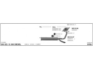 IMASAF 553000146 išmetimo sistema 
 Išmetimo sistema -> Išmetimo sistema, visa