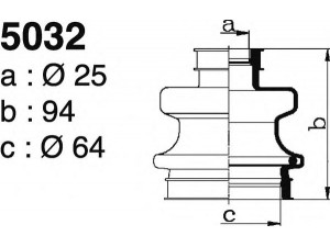 DEPA 5032 gofruotoji membrana, kardaninis velenas 
 Ratų pavara -> Gofruotoji membrana
1243570191, 2013500537