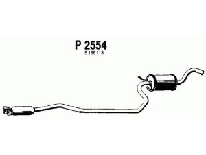 FENNO P2554 vidurinis duslintuvas 
 Išmetimo sistema -> Duslintuvas
6188113