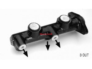 BENDIX 131600B pagrindinis cilindras, stabdžiai 
 Stabdžių sistema -> Pagrindinis stabdžių cilindras
6102078