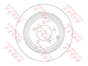 TRW DF6326 stabdžių diskas 
 Dviratė transporto priemonės -> Stabdžių sistema -> Stabdžių diskai / priedai
4743999AA, 4743999AB, 4743999AA