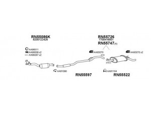 VENEPORTE 550470 išmetimo sistema 
 Išmetimo sistema -> Išmetimo sistema, visa