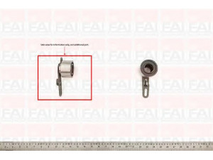 FAI AutoParts T1754 įtempiklio skriemulys, paskirstymo diržas 
 Techninės priežiūros dalys -> Papildomas remontas
6121753, 6121754, 844F-6K254-AA