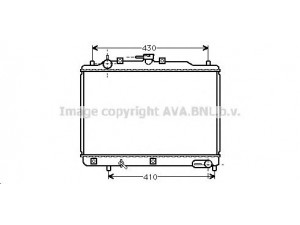 AVA QUALITY COOLING MZ2070 radiatorius, variklio aušinimas 
 Aušinimo sistema -> Radiatorius/alyvos aušintuvas -> Radiatorius/dalys
B3C715200C, B3C715200D, B3C715200E