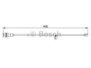 BOSCH 1 987 474 989 įspėjimo kontaktas, stabdžių trinkelių susidėvėjimas 
 Stabdžių sistema -> Susidėvėjimo indikatorius, stabdžių trinkelės
944 612 365 00, 944 612 365 01