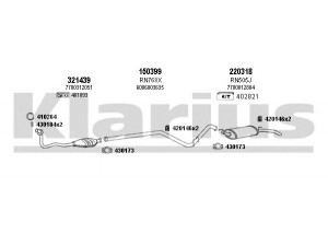 KLARIUS 720825E išmetimo sistema 
 Išmetimo sistema -> Išmetimo sistema, visa