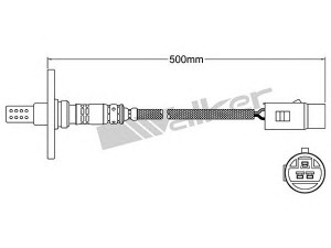 WALKER PRODUCTS 250-23051 lambda jutiklis 
 Išmetimo sistema -> Lambda jutiklis
89465 19345