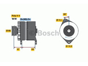 BOSCH 0 120 469 035 kintamosios srovės generatorius 
 Elektros įranga -> Kint. sr. generatorius/dalys -> Kintamosios srovės generatorius
46423009, 46423009