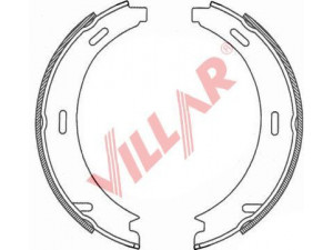 VILLAR 629.0746 stabdžių trinkelių komplektas 
 Techninės priežiūros dalys -> Papildomas remontas
5096552AA, 5143676AA, 1244200320