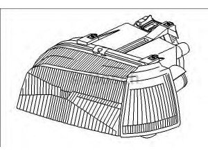 BOSCH 0 301 013 501 priekinis žibintas