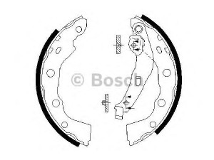 BOSCH 0 986 487 577 stabdžių trinkelių komplektas 
 Techninės priežiūros dalys -> Papildomas remontas
MR465094