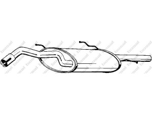 BOSAL 279-239 galinis duslintuvas 
 Išmetimo sistema -> Duslintuvas
17430-1A060, 17430-1A170, 17430-YZZAX