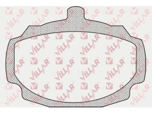 VILLAR 626.0923 stabdžių trinkelių rinkinys, diskinis stabdys 
 Techninės priežiūros dalys -> Papildomas remontas
GBP202, GBP256