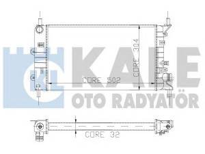 KALE OTO RADYATÖR 103200 radiatorius, variklio aušinimas 
 Aušinimo sistema -> Radiatorius/alyvos aušintuvas -> Radiatorius/dalys
6562898, 6562903, 6912232, 92AB 8005 CB / DB