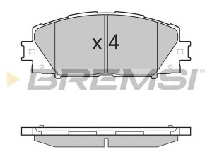 BREMSI BP3498 stabdžių trinkelių rinkinys, diskinis stabdys
04465-0W140, 04465-0W141, 04465-47060