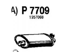 FENNO P7709 galinis duslintuvas 
 Išmetimo sistema -> Duslintuvas
1274686, 1332539, 1357068