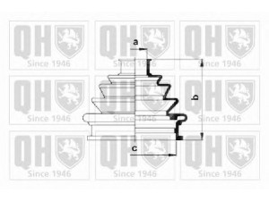 QUINTON HAZELL QJB482 gofruotoji membrana, kardaninis velenas 
 Ratų pavara -> Gofruotoji membrana
443 498 203D, 893 498 203A, 4A0 498 203A