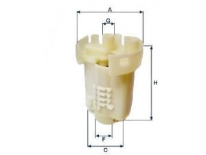 UNIFLUX FILTERS XB306 kuro filtras 
 Techninės priežiūros dalys -> Papildomas remontas
23300-21010, 23300-21010