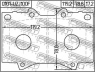 FEBEST 0101-UZJ100F stabdžių trinkelių rinkinys, diskinis stabdys 
 Techninės priežiūros dalys -> Papildomas remontas
04465-60340