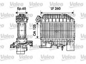 VALEO 817698 tarpinis suslėgto oro aušintuvas, kompresorius 
 Variklis -> Oro tiekimas -> Įkrovos agregatas (turbo/superįkrova) -> Tarpinis suslėgto oro aušintuvas
17940-27010, 1794027010, 24418366