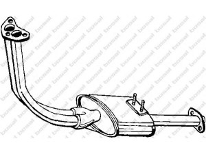 BOSAL 219-131 priekinis duslintuvas 
 Išmetimo sistema -> Duslintuvas
14150-60A10, 14150-60A11
