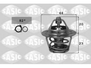 SASIC 3306013 termostatas, aušinimo skystis 
 Aušinimo sistema -> Termostatas/tarpiklis -> Thermostat
1760085811, 1760085811000, 1767079001