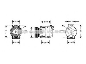AVA QUALITY COOLING FTK033 kompresorius, oro kondicionierius 
 Oro kondicionavimas -> Kompresorius/dalys
60654446, 60659643, 60814720, 60659643