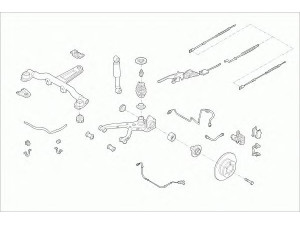 SACHS FORD-GALAX-RS004 vairavimo mechanizmas; rato pakaba 
 Ašies montavimas/vairavimo mechanizmas/ratai -> Prekių paieška pagal schemą
