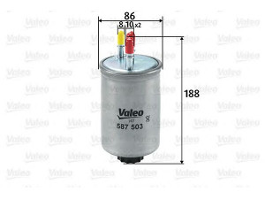 VALEO 587503 kuro filtras 
 Techninės priežiūros dalys -> Papildomas remontas
1137026, 1230645, 1480561, 1532171