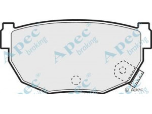 APEC braking PAD965 stabdžių trinkelių rinkinys, diskinis stabdys 
 Techninės priežiūros dalys -> Papildomas remontas
4406001P93, 4406035F92, 4406053F92