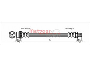 METZGER 4114704 stabdžių žarnelė 
 Stabdžių sistema -> Stabdžių žarnelės
BP4L-43-980D, BP4L-43-980E