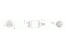 DELCO REMY 19024454 solenoidinis jungiklis, starteris
60 722 375, 60 737 107, 79 034 659