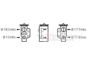 VAN WEZEL 58001311 išsiplėtimo vožtuvas, oro kondicionavimas 
 Oro kondicionavimas -> Vožtuvai
6Q0 820 679, 6Q0820679, 6Q0820679A