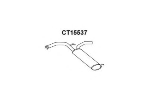 VENEPORTE CT15537 galinis duslintuvas 
 Išmetimo sistema -> Duslintuvas
17430YV010, 1726XX, 1726YA, 1730G9