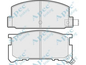 APEC braking PAD467 stabdžių trinkelių rinkinys, diskinis stabdys 
 Techninės priežiūros dalys -> Papildomas remontas
725191075, 725191084