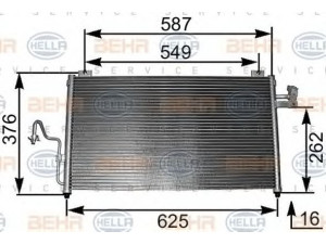 HELLA 8FC 351 301-091 kondensatorius, oro kondicionierius 
 Oro kondicionavimas -> Kondensatorius
B25S F6 148 0, C100-61-480, C100-61-480A