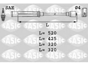 SASIC 9284005 uždegimo laido komplektas