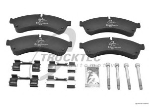 TRUCKTEC AUTOMOTIVE 14.35.030 stabdžių trinkelių rinkinys, diskinis stabdys
42555633