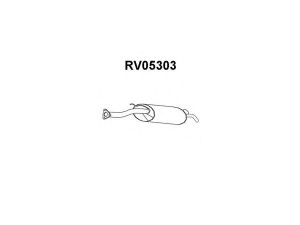 VENEPORTE RV05303 galinis duslintuvas 
 Išmetimo sistema -> Duslintuvas
GEX33499, WCG10066EVA, GEX33499