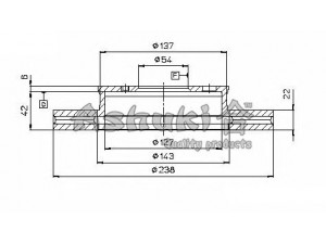 ASHUKI T602-40 stabdžių diskas 
 Stabdžių sistema -> Diskinis stabdys -> Stabdžių diskas
0 986 478 857/BOSCH, 09.5933.10/BREMBO