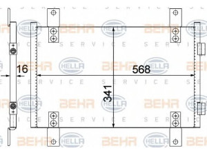 HELLA 8FC 351 305-551 kondensatorius, oro kondicionierius 
 Oro kondicionavimas -> Kondensatorius
6455.CG, 1340166080, 6455.CG