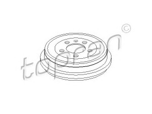 TOPRAN 110 039 stabdžių būgnas 
 Stabdžių sistema -> Būgninis stabdys -> Stabdžių būgnas
6Q0 609 617, 6Q0 609 617, 6Q0 609 617