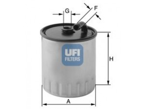 UFI 24.429.00 kuro filtras 
 Degalų tiekimo sistema -> Kuro filtras/korpusas
6110920001, 6110920701, A6110920001
