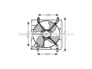 AVA QUALITY COOLING HD7530 ventiliatorius, radiatoriaus 
 Aušinimo sistema -> Radiatoriaus ventiliatorius
19015P3F004, 19020P5M004, 19030P3F024