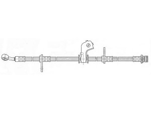 CEF 512371 stabdžių žarnelė 
 Stabdžių sistema -> Stabdžių žarnelės
01464SR3030