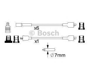 BOSCH 0 986 357 011 uždegimo laido komplektas 
 Kibirkšties / kaitinamasis uždegimas -> Uždegimo laidai/jungtys
1612476, 1612483, 90296017, 90349318