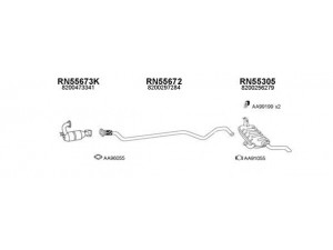 VENEPORTE 550366 išmetimo sistema 
 Išmetimo sistema -> Išmetimo sistema, visa